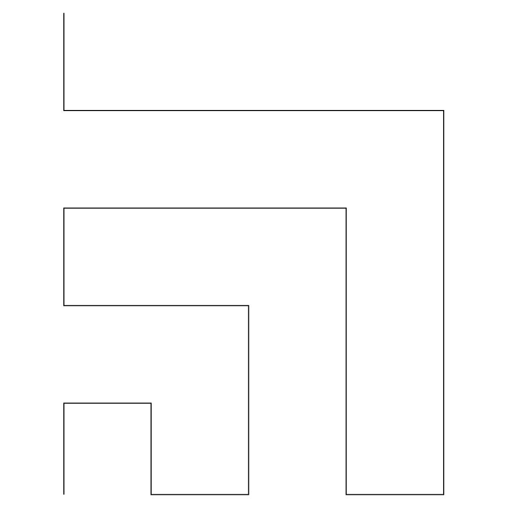 geometric line border corner element 001 Digital Pattern Sweet Dreams